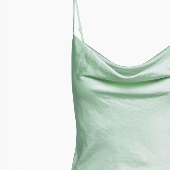 Wilfred Silk Mini Dress - (One in Green, One in Salmon) - Picture 7 of 8